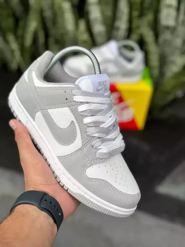 Dunk Low Cinza + Binde Exclusivo