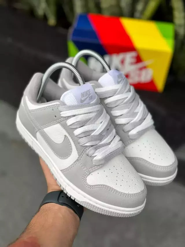 Dunk Low Cinza + Binde Exclusivo